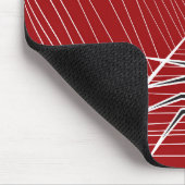 Tapis De Souris Cartographie Spider noir et Web Éffrayant Hallowee (Coin)