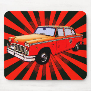 Tapis De Souris Carton de taxi de New York