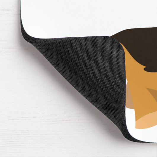 Tapis De Souris Carton mignon berger allemand chien mousepad (Coin)