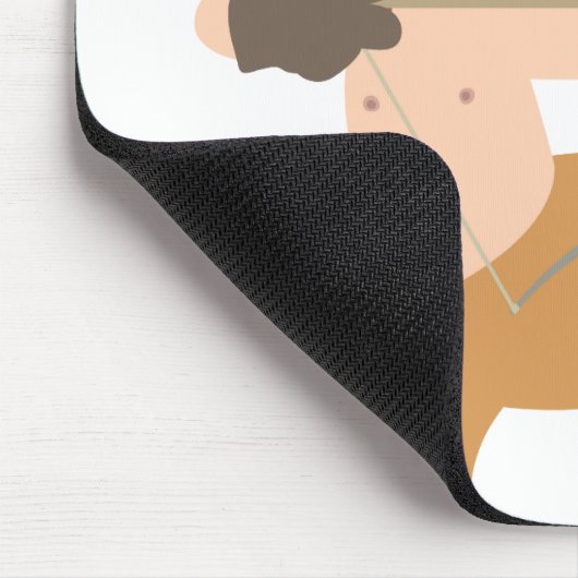 Tapis De Souris Carton mignon Centaur Sagittarius Mousepad (Coin)