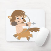 Tapis De Souris Carton mignon Centaur Sagittarius Mousepad (Avec souris)