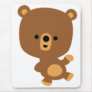 Tapis De Souris Carton mignon 'Good Vibe' Ours Mousepad