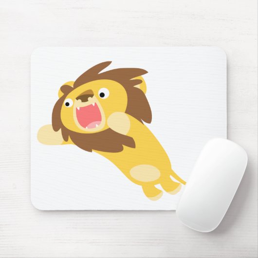 Tapis De Souris Carton très affamé Lion mousepad (Avec souris)