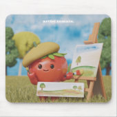 Tapis De Souris cartons de souris tomate mignons (Devant)