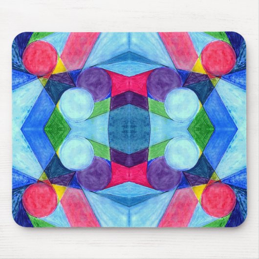 Tapis De Souris Cartons géométriques Mousepad (Devant)