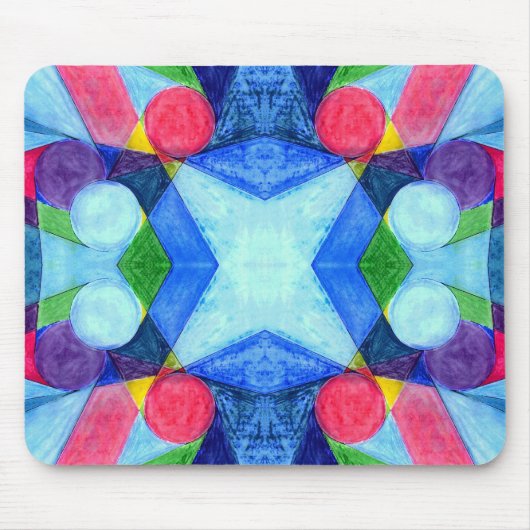 Tapis De Souris Cartons géométriques Mousepad (Devant)