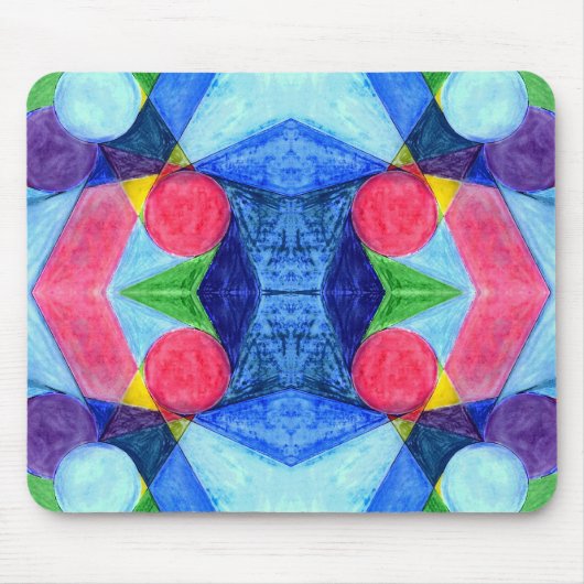 Tapis De Souris Cartons géométriques Mousepad (Devant)