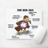 Tapis De Souris Cartoon à queue rouge (Avec souris)