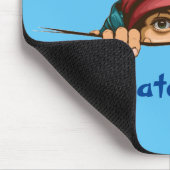 Tapis De Souris Cartoon Art Graphisme Oeil Pair Peeking Spy Lurk M (Coin)