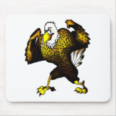 Tapis De Souris Cartoon Combattre l'aigle (Devant)