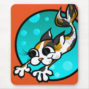 TAPIS DE SOURIS CARTOON CUT MERMAID MOUSE PAD