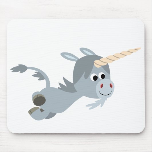 Tapis De Souris Cartoon Cute Unicorn Dans Une Mousepad Rapide (Devant)