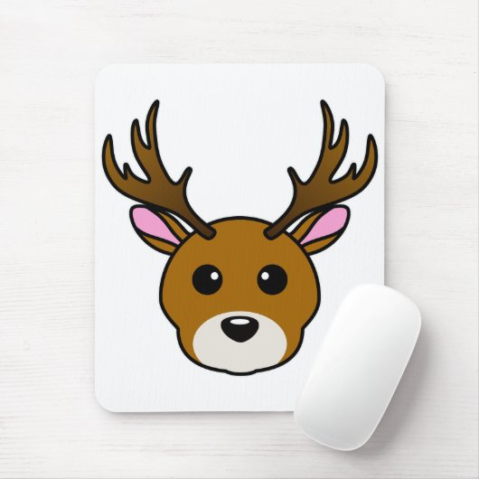 Tapis De Souris Cartoon Deer (Avec souris)