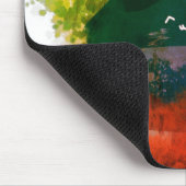 Tapis De Souris Cartoon élégant Cute Caché Fluffé Bleu Chat (Coin)