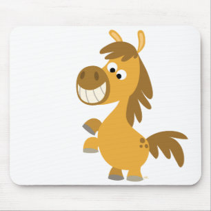 Tapis De Souris Cartoon impétueux Pony Mousepad