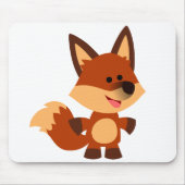 Tapis De Souris Cartoon Innocent Fox Mousepad (Devant)