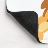 Tapis De Souris Cartoon Joyeux Lion mousepad (Coin)