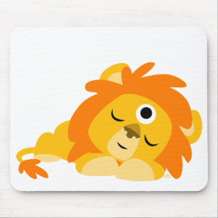 Tapis De Souris Cartoon mignon à surveiller Lion mousepad