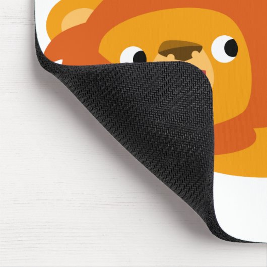 Tapis De Souris Cartoon mignon et rapide Lion Mousepad (Coin)