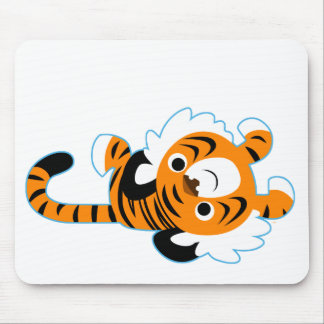 Tapis De Souris Cartoon Tiger Mousepad facile à porter