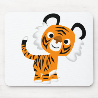 Tapis De Souris Cartoon très curieux Tiger Mousepad