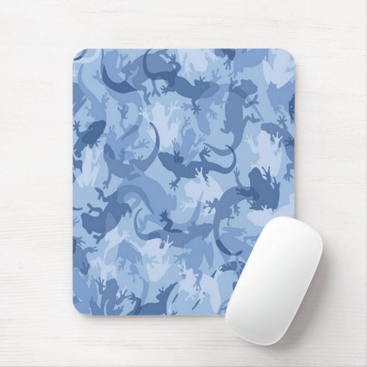 Tapis De Souris Cartouche de souris en Reptile Bleu (Avec souris)