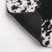 Tapis De Souris Cartouche de souris noir et blanc (Coin)