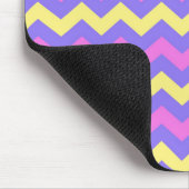 Tapis De Souris Cartouche Zigzie (jaune, violet et rose) (Coin)