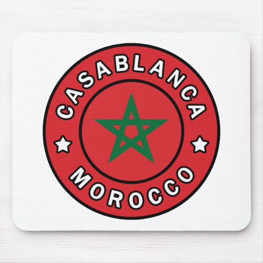 Tapis De Souris Casablanca Morocco (Devant)