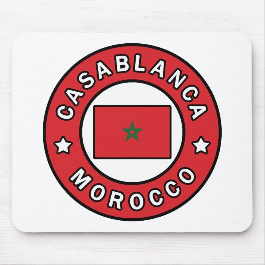 Tapis De Souris Casablanca Morocco (Devant)