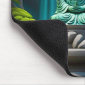 Tapis De Souris Cascade Bouddha (Coin)
