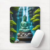 Tapis De Souris Cascade Bouddha (Avec souris)