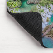 Tapis De Souris Cascade de cascade du parc des lacs Plitvice (Coin)