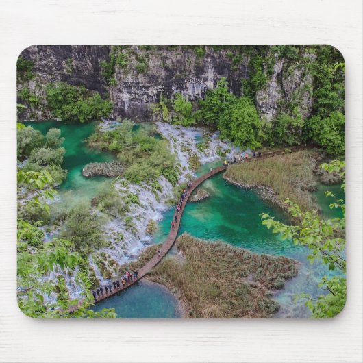 Tapis De Souris Cascade de cascade du parc des lacs Plitvice (Devant)