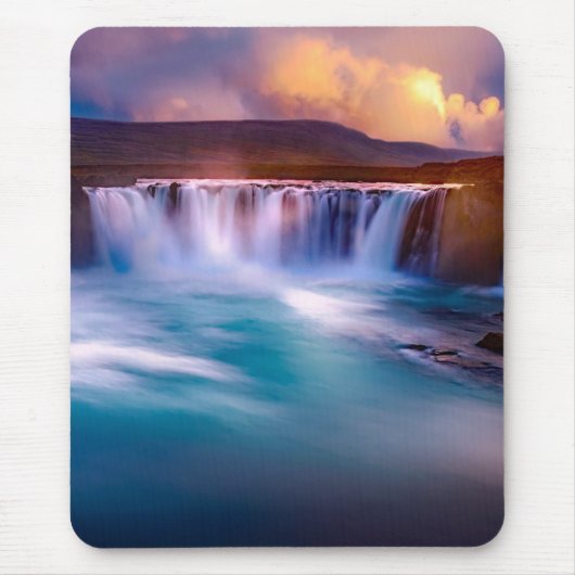 Tapis De Souris Cascade de Goðafoss Islande (Devant)