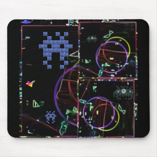 Tapis De Souris Cascade de jeux électroniques (Devant)