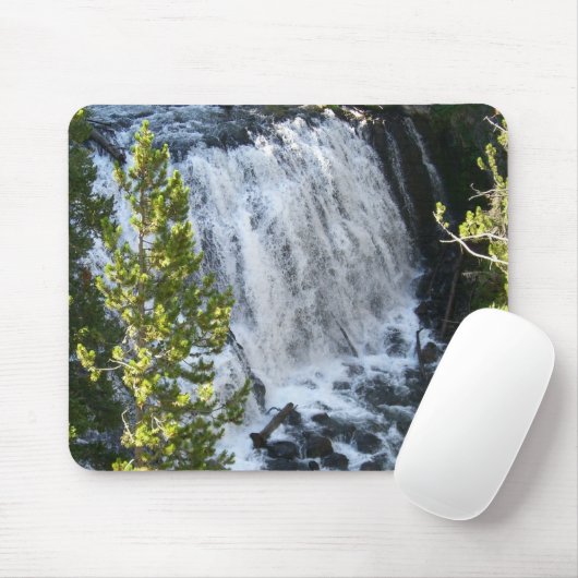 Tapis De Souris Cascade de Yellowstone (Avec souris)