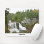 Tapis De Souris Cascade Virginie-Occidentale Mousepad (Avec souris)