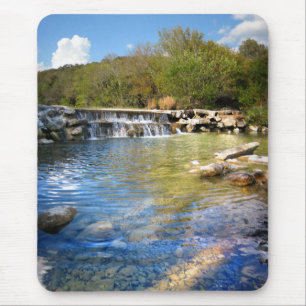 Tapis De Souris Cascades du ruisseau Barton à Austin Texas 2