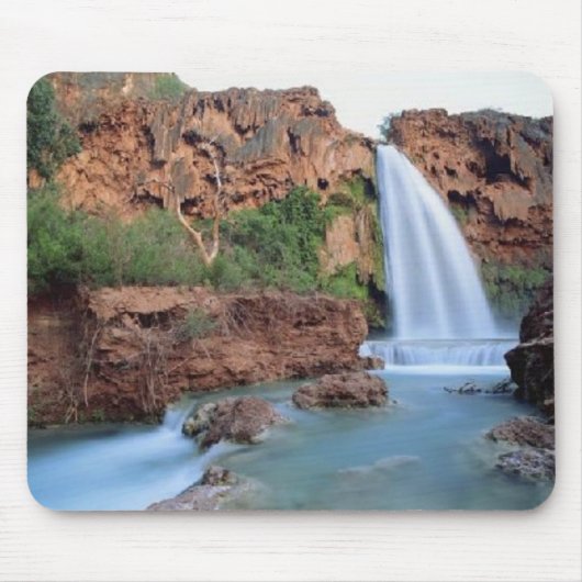 Tapis De Souris Cascades splendides de forêt, mousepad (Devant)
