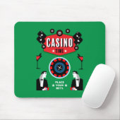 Tapis De Souris Casino Gambling Poker Roulette (Avec souris)
