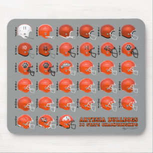 Tapis de souris casque Artesia Bulldogs State Cham