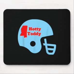 Tapis De Souris Casque de football Hotty Toddy avec contour de l'É