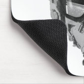 Tapis De Souris Casque et altimètre de pilote d'avion de chasse (Coin)