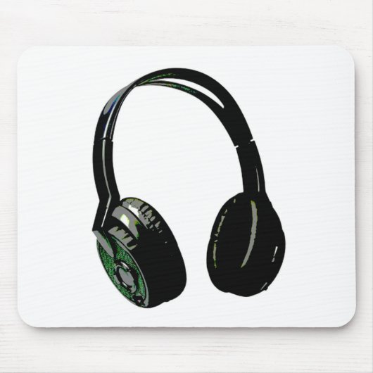 Tapis De Souris Casque Pop Art (Devant)