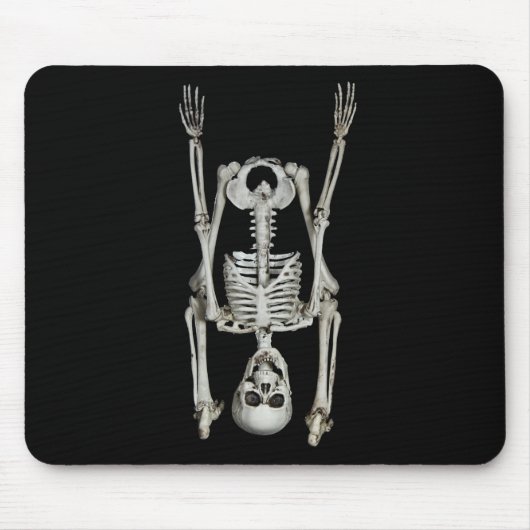 Tapis De Souris Casque Skeleton Noir (Devant)