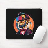 Tapis De Souris Casque Vr Abraham Lincoln Jeu vidéo Virtual Real (Avec souris)