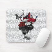 Tapis De Souris Casquette britannique de thé après-midi (Avec souris)