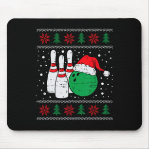 Tapis De Souris Casquette de Noël Père Noël Bowler Vilain Noël Hom