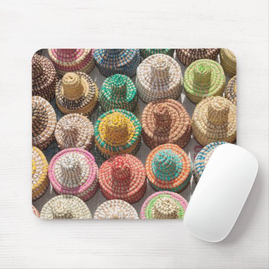 Tapis De Souris Casquettes tissés colorés (Avec souris)
